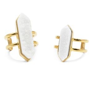 Kinsley Armelle Quartz Ring - Size 8 !